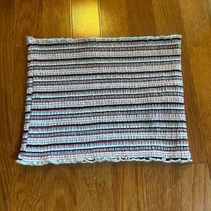 Hollister Blue Stripe Tube Top